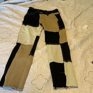 Patched jeans! So cute for Instagram pictures